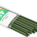 4ft Garden Stakes, Plastic Coated Steel Plant Stakes for Climbing Plants 25pcs