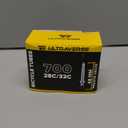 Ultraverse Bike Inner Tube for 700x23-25c, 700x28-32c, 700x35-43c 28 inch Bicycle Wheel Sizes with 48mm Presta Valve - Butyl Rubber Tubes for Road and Gravel Bikes - 2 Tubes, 2 tire levers Included