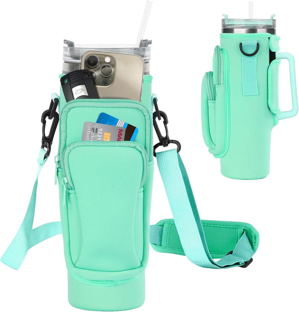Water Bottle Carrier Bag (Green)
