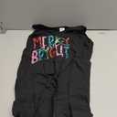 Merry and Bright Bling Christmas Women Girls Cute Tank Top, S