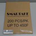 SMARTAKE 200 Pcs Parchment Paper Baking Sheets, 12x16 Inches Non-Stick Precut Baking Parchment, for Baking Grilling Steaming Bread Cup Cake Cookie and More (Unbleached)