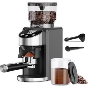 Gevi Coffee Grinder Electric,Coffee Bean Grinder with 35 Grind Settings for Espresso,Drip,French Press,Burr Coffee Grinder for Home Use,Anti-static Design,Black