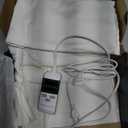 Moist Heating Pad with Auto Shut Off for Cramps and Back Pain by ThermoRelief - Extra Hot Medical Grade Pain Relieving Digital Electric Heat Therapy Pad (King Weighted) Ivory
