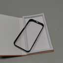 New Aluminum Frame Metal Bumper Frame Slim Hard Case Cover for iPhone16Pro, Metal Frame with Soft Inner Bumper, Raised Edge Protection (Black Titanium, for iPhone16 Pro)