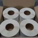FungLam 4"x 6" Direct Thermal Labels (4 Rolls, 4000 Labels) - 3'' Core, Perforations Between Label - Zebra Compatible