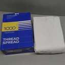 Thread Spread Luxury Egyptian Cotton King Fitted Sheet - 1000-Thread-Count 22" Deep Pocket King Size Fitted Sheet, Soft, Smooth, Cooling, Sateen Weave, Extra Long Staple - White