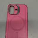 ESR for iPhone 17 Case with Stash Stand, 7X Military-Grade Drop Protection with Camera Control, Shock-Absorbing Phone Rugged Cover, Compatible with MagSafe Accessories, Cyber Series, Pink