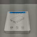 8K HDMI+Displayport KVM Switch 3 Monitors 2 Computers 8K@60HZ/4K@144HZ USB3.0 KVM Switcher 2 Ports for 2 PC/Laptop Sharing Keyboard&Mouse and 2 Screens, Wired Controller Included,EDID Adapative