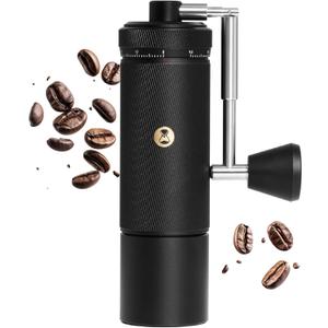Manual Coffee Grinder S3 ESP TIMEMORE, External Adjustment, Designed for Espresso, Upgrade Integrated All-Metal Body, Folding Handle, Black