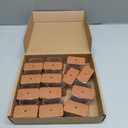 24 Pcs Chair Leg Floor Protectors for Hardwood Floors Rectangle Silicone Covers to Protect Wood Tile Floors Felt Pads Furniture Leg Caps Anti-Scratch Reduce Noise,(Fit L:1-1/2" to 2",W:3/4" to 1")