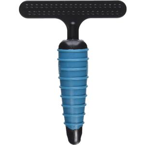 Master Grooming Tools Ergonomic Double-Row Undercoat Rakes Efficient Tools for Grooming Dogs, 39 Pins, Blue