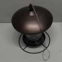 Metal Roof Bird Feeder - Chew Proof for Outdoor (2.8lb:Bronze)