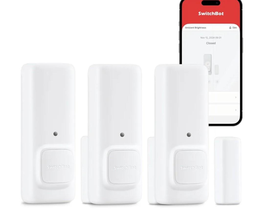 SwitchBot Door Alarm Contact Sensor- Smart Home Security Wireless Window Alarm and Door Sensor, Add SwitchBot Hub to Make it Compatible with Alexa (3)