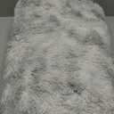 Ultra Soft Area Rugs for Living Room, 5x7 Tie-Dyed Light Grey Fluffy Plush Rugs for Bedroom, Non-Slip Floor Carpet for Nursery, Bedside, Playroom, Corridor, Indoor Decor