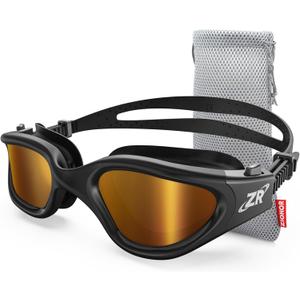 ZIONOR Swim Goggles, Upgraded G1 Polarized Swimming Goggles Anti-Fog for Adult Men Women