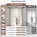 Double Curtain Rod, 1 Inch Black Extra Long Dual Curtain Rods 72 to 144 Inch with Aluminium Modern End Cap Finial, Adjustable Heavy Duty Window Treatment Rods, Telescopic Metal Double Drapery Pole Set