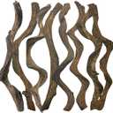 Reptile Decor 8PCS Natural Forest Branch Terrarium Habitat Decoration Lizard Climbing Tree Branch for Bearded Dragon Gecko Snake Frog Chameleon Spider