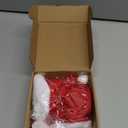 Dog Christmas Cape with Hood – Cute Cat Christmas Outfit for Small Pets, Cotton Santa Cloak Holiday Costume for Puppy or Kitten Photos (Medium)