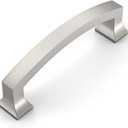 Amerdeco 10 Pack Brushed Satin Nickel 3.75 Inch(96mm) Hole Centers Kitchen Cabinet Pulls Cabinet Hardware Kitchen Handles for Cabinets Cupboard Handles Drawer Pulls ZH0009