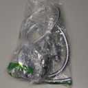 Cobbe High Pressure Shower Head with Built-in Pause Button, 9-Function Detachable Showerhead with Handheld Brass Swivel Bracket & Stainless Steel Hose, Water Saving 1-Click Stop, Chrome