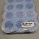 Samuelworld Baby Food Storage Container, 12 Portions x 2.5oz - BPA Free Silicone Freezer Tray with Clip-On Lid for Breast Milk Storage, Homemade Baby Food, Vegetable & Fruit Purees - Blue