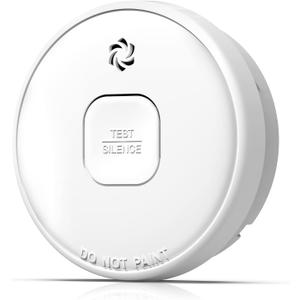 Smoke Detector, 10-Year Smoke Alarm with Photoelectric Sensor and Built-in 3V Lithum Battery, Fire Alarm with Test Button and Low Battery Warning, Fire Safety for Home,1 Pack Smoke Detector, 10-Year Smoke Alarm with Photoelectric Sensor and Built-in 3V Lithum Battery, Fire Alarm with Test Button and Low Battery Warning, Fire Safety for Home,1 Pack