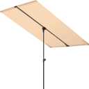 6x4ft Outdoor Rectangle Balcony Umbrella
