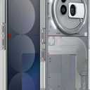 Case for Nothing Phone 3a Pro, Clear Cover with Reinforced Corner Bumper Camera Protection Slim Fit Shockproof Flexible TPU Case for Nothing Phone (3a) Pro - Transparent