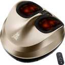 BOB AND BRAD Foot Massager Machine with Heat and Remote, Fits up to Size 14, FSA Eligible HSA Shiatsu Deep Kneading Foot Massager for Plantar Fasciitis and Neuropathy