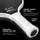 LUZZ Pickleball Paddles Set of 2, T700 Carbon Fiber Pickleball Paddle Sandblasted Surface with Honeycomb Core for Beginners Increased Spin Control Pickle Ball Rackets 2 Pack