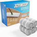 JOYMOOP Flat Mop Pads, Microfiber Mop Cleaning Pads, Washable Pads, Pads Replacement for JOYMOOP Flat Mop or Mop Bucket Set, Pack of 4 Refills 13inch - Stripe