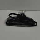 Velvet Clothing Hangers Slim Stackable Non-Slip Black Suit Hanger Space Saving Clothes Hanger Heavy Duty Adult Hangers with 360°Swivel Hook Pack of 20