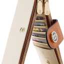 BOSTANTEN Leather Wallets for Women Large RFID Blocking Slim Bifold Purse Card Holder with Zipper Pocket