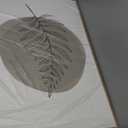 HOURIA Sage Green Leaves Framed Canvas Wall Art Set, Minimalism Boho Leaf Wall Decor, Modern Nature Botanical Wall Painting, Mid Century Plant Art Prints for Living Room, Bedroom, Farmhouse-24 x36 x3