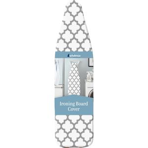 Whitmor Deluxe Ironing Board Cover and Pad (Ironing board not included) - Medallion Grey (Medallian Gray)