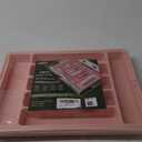 Extra Large Expandable Silverware Organizer, BPA-Free Food-Safe Cutlery Flatware Organizer, Kitchen Utensil Drawer Organizer, Adjustable Silverware Holder for Spoons Forks Knives, Pink