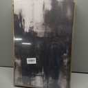 OIQArtOIQ 3 Piece Large Abstract Canvas Wall Art For Living Room Black White Framed Wall Art Modern Minimalist Luxury Elegant Art Prints Artwork For Bedroom Office Dining Room 16x24 in, 3 Pieces