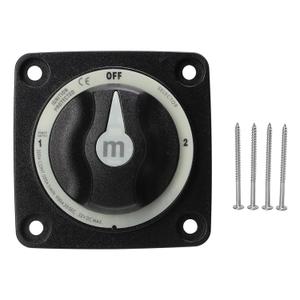 300A Battery Selector Switch, 3 Position Marine Battery Cut Off Switch with IP66, Heavy Duty for Boat RV Car Truck