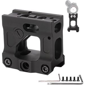 Phoking Red Dot Riser Mount Picatinny Riser Mounts for T1 T2 H1 H2 Optic Sight Accepts All Footprint Optics (Black)