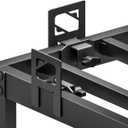 Mattress-Slide-Stopper, 6-PCS, Mattress-Holder for Metal Bed-Frame, Non-Slip Mattress-Gaskets, Keep-Mattress-from-Sliding, Adjustable Size, Black