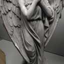 Outdoor Statues Angel Dcor Garden Statue - 34 inch Large Garden Angels Outdoor Religious Statues Catholic Resin Concrete Finish Yard Patio Deck Home Entryway Hallway Sculpture 13.7*9.8*34 Inch
