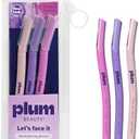 Plum Beauty Face Razors for Women, Eyebrow Razor & Brow Shaper