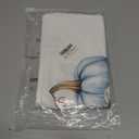 Fall Lumbar Pillow Covers 12x20 inch Set of 2  White Linen Decorative Throw Pillowcases, Double-Sided Pumpkin Print, Slightly Water-Resistant, Cushion Covers for Autumn Home Dcor