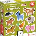 Progressive Puzzles Farm Animals 18m+ Toddler Puzzle