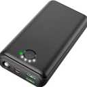 Portable Charger Power Bank 27000mAh USB C 22.5W Fast Charging External Battery Pack PD QC4.0 with Flashlight 3 Outputs & 2 Inputs Battery Bank for iPhone Samsung Galaxy iPad etc (Black)