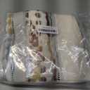 Emvency Boho Throw Pillow Covers 18x18 Inches Set of 2, Orange and White Chenille Tufted Farmhouse Striped Chic Modern Art Square Decorative Couch Pillowcases for Home Decor Bedroom Sofa Living Room