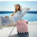 BAGSMART Underseat Carry on Luggage with Wheels, Soft Small Travel Luggage with PVC Wet/Dry Pockets, Lightweight Soft Personal Item Suitcase for Short Trip, Camera