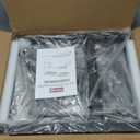 Over The Sink Dish Drying Rack - Adjustable 2 Tier Large Capacity Stainless Steel Drainer with Cutlery & Utensil Holders, Kitchen Storage & Organization, 30"-33.9" L x 11" W x 21.5" H, Black (Standard - 3 Baskets)