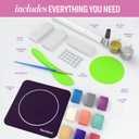 Dan&Darci Craft 'n Clay - Jewelry Dish Making Kit for Kids Ages 8-14 Year Old - Best DIY Arts & Crafts Kits - Birthday Gifts - Creative Toys for Preteen & Teenagers - Girl Birthday Gift Ideas