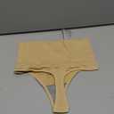 Werena Tummy Control Thong Shapewear for Women Seamless Shaping Thong Panties Body Shaper Underwear (Small, 01# Beige-mid Waisted(has Boning))